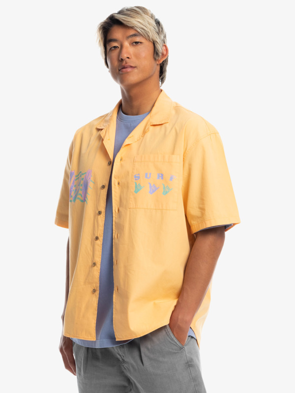 Quiksilver x Stranger Things The Mike - Short Sleeve Shirt for Men  EQYWT04452