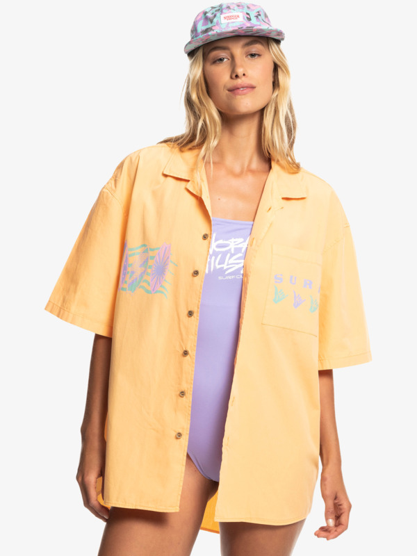 Quiksilver x Stranger Things The Mike - Short Sleeve Shirt for Men  EQYWT04452