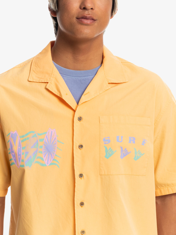 Quiksilver x Stranger Things The Mike - Short Sleeve Shirt for Men  EQYWT04452