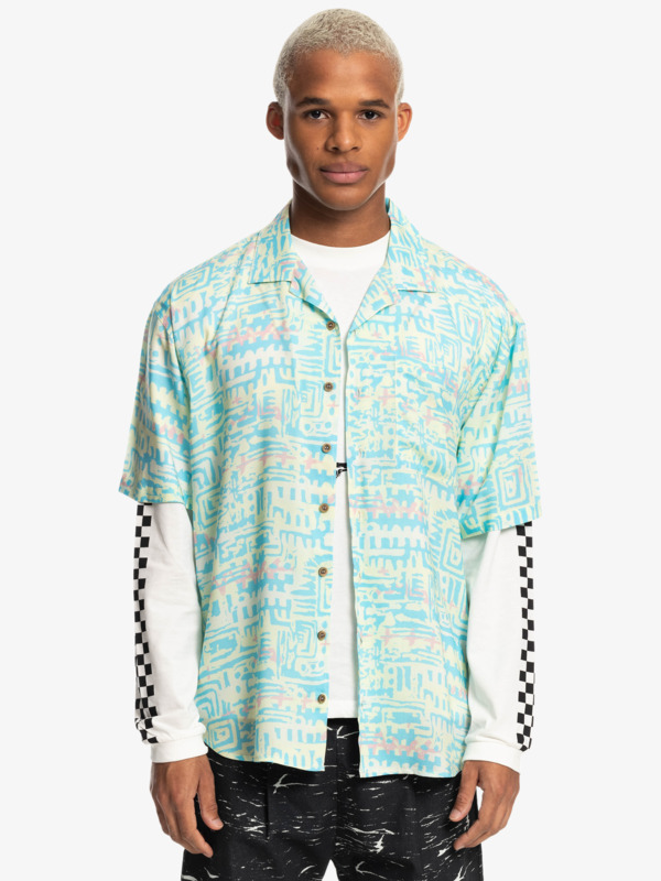 Quiksilver x Stranger Things The Argyle - Short Sleeve Shirt for Men  EQYWT04453