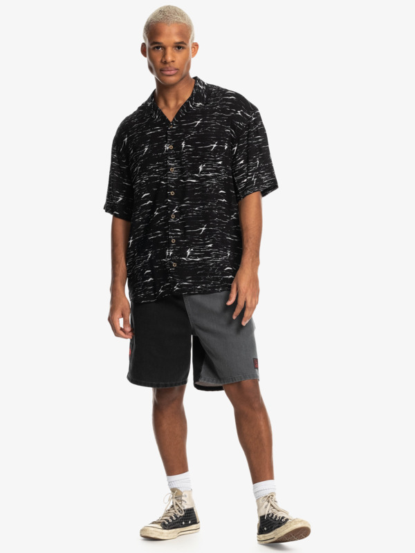 Quiksilver x Stranger Things Veinscose - Short Sleeve Shirt for Men  EQYWT04455