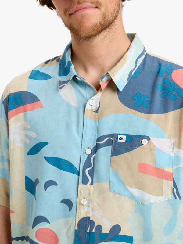 Safe Paradise - Short Sleeve Shirt for Men  EQYWT04607
