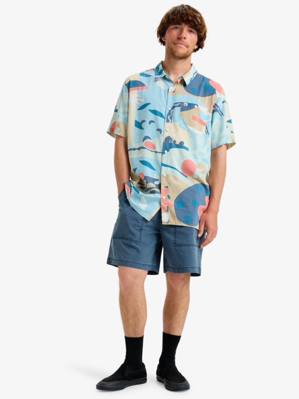 Safe Paradise - Short Sleeve Shirt for Men  EQYWT04607