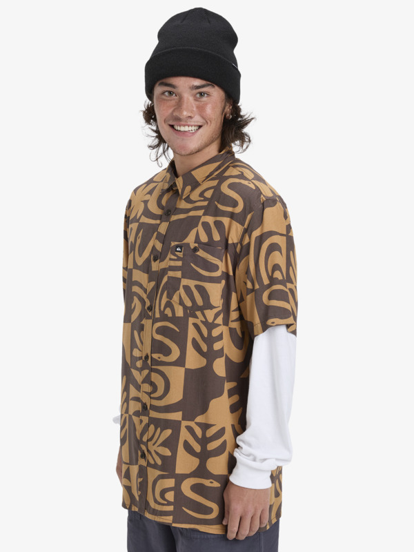 Safe Paradise - Short Sleeve Shirt for Men  EQYWT04607