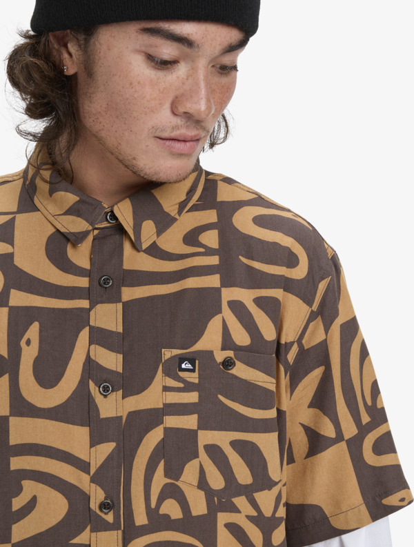 Safe Paradise - Short Sleeve Shirt for Men  EQYWT04607