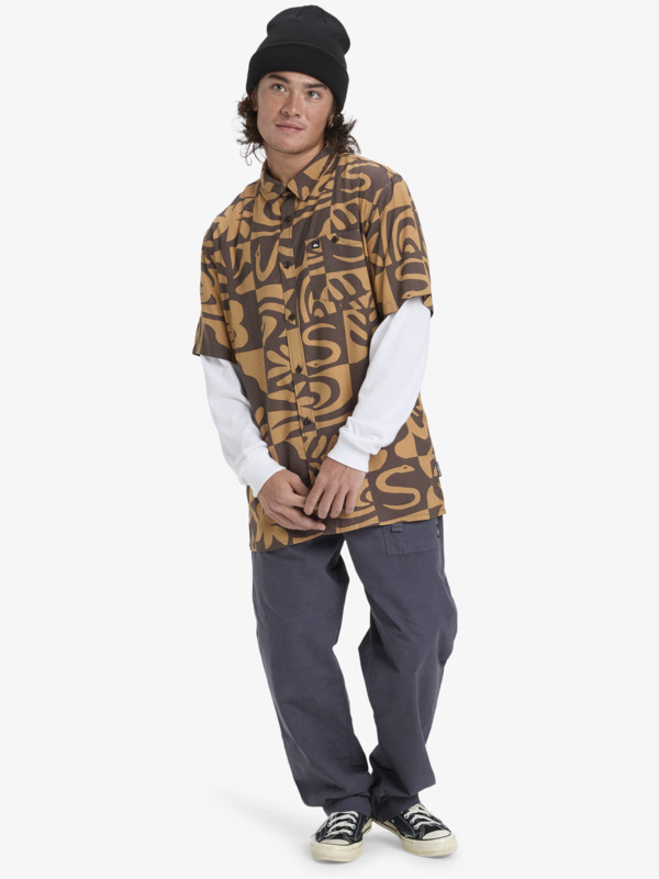 Safe Paradise - Short Sleeve Shirt for Men  EQYWT04607