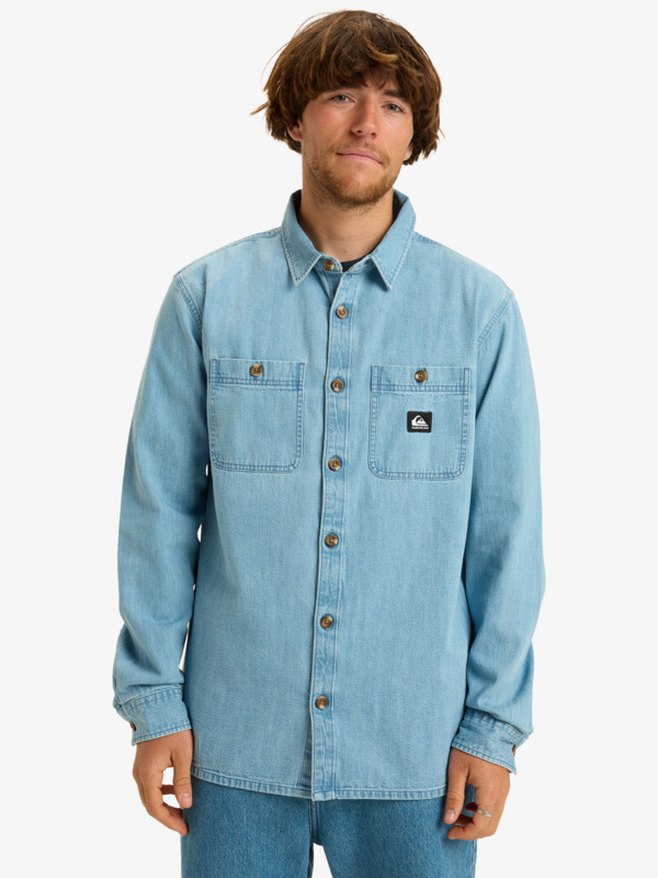 Kelantan - Long Sleeve Denim Shirt for Men EQYWT04640