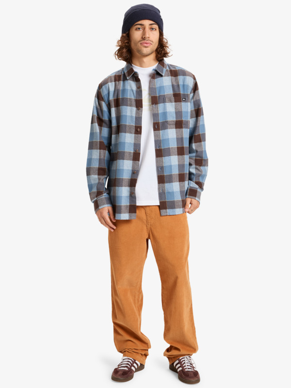 Motherfly Plaid - Long Sleeve Shirt for Men  EQYWT04642