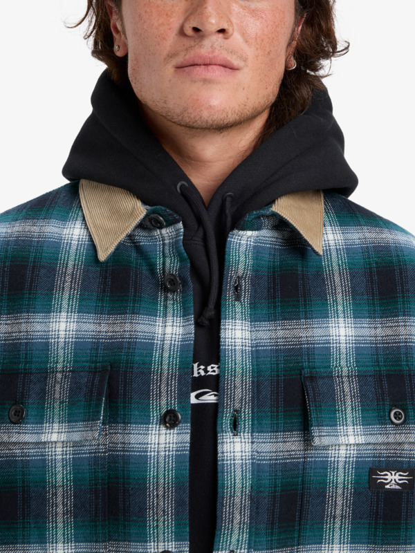 Mercury Desert Shadow Check - Long Sleeve Shirt for Men  EQYWT04643