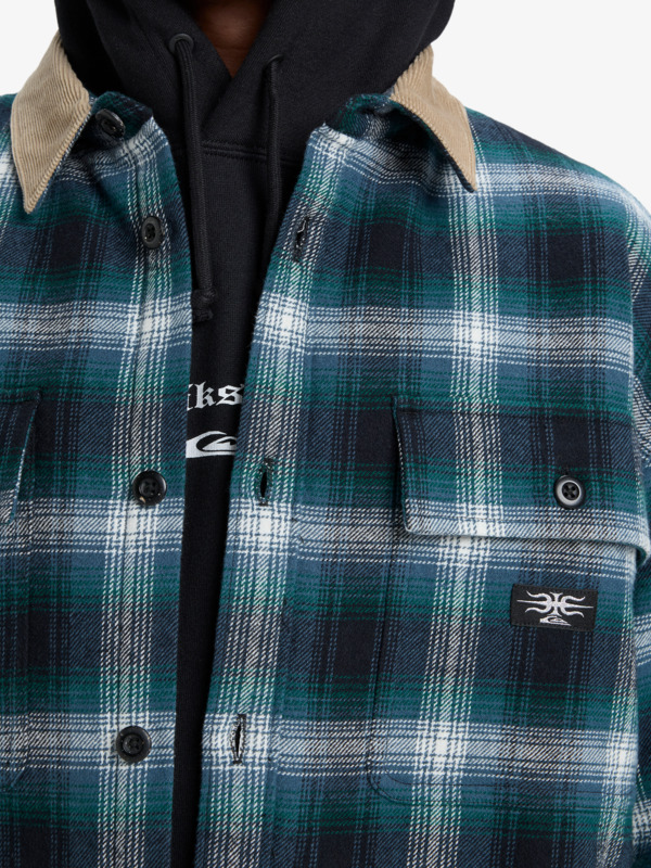 Mercury Desert Shadow Check - Long Sleeve Shirt for Men  EQYWT04643