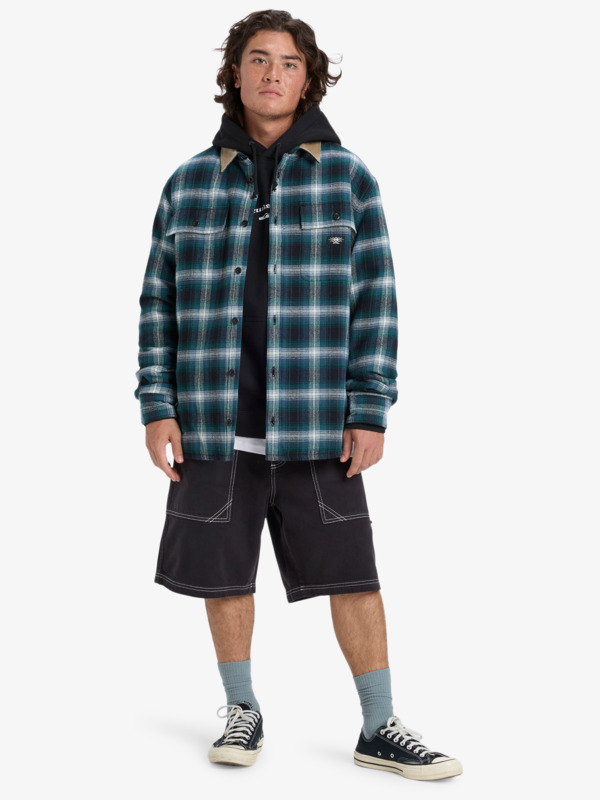 Mercury Desert Shadow Check - Long Sleeve Shirt for Men  EQYWT04643