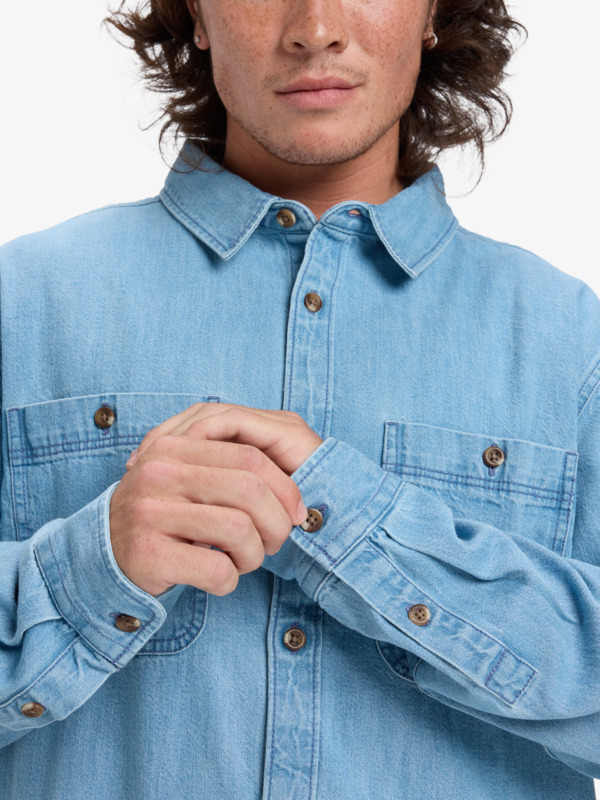 Bozeman Denim - Long Sleeve Denim Shirt for Men  EQYWT04644