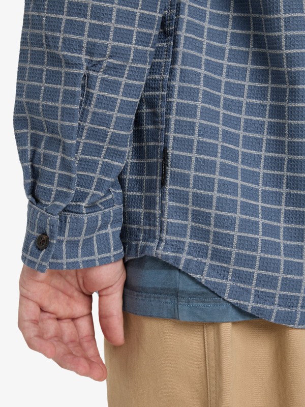 Salt Lake Waffle - Long Sleeve Shirt for Men  EQYWT04649