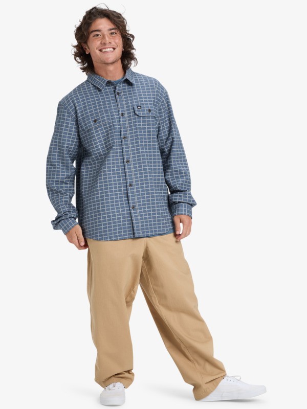 Salt Lake Waffle - Long Sleeve Shirt for Men  EQYWT04649