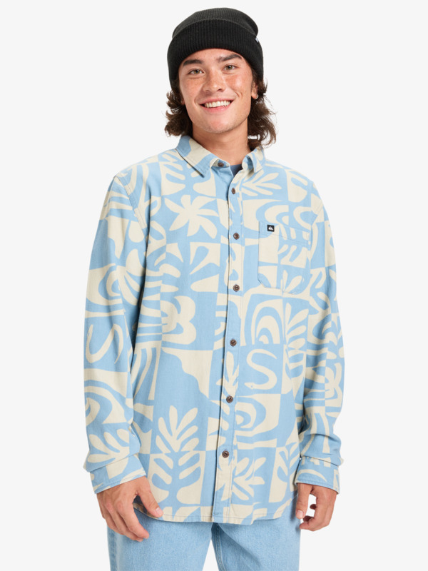 Motherfly Printed - Long Sleeve Shirt for Men  EQYWT04653