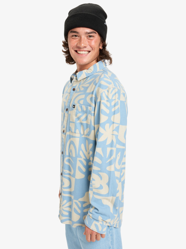 Motherfly Printed - Long Sleeve Shirt for Men  EQYWT04653