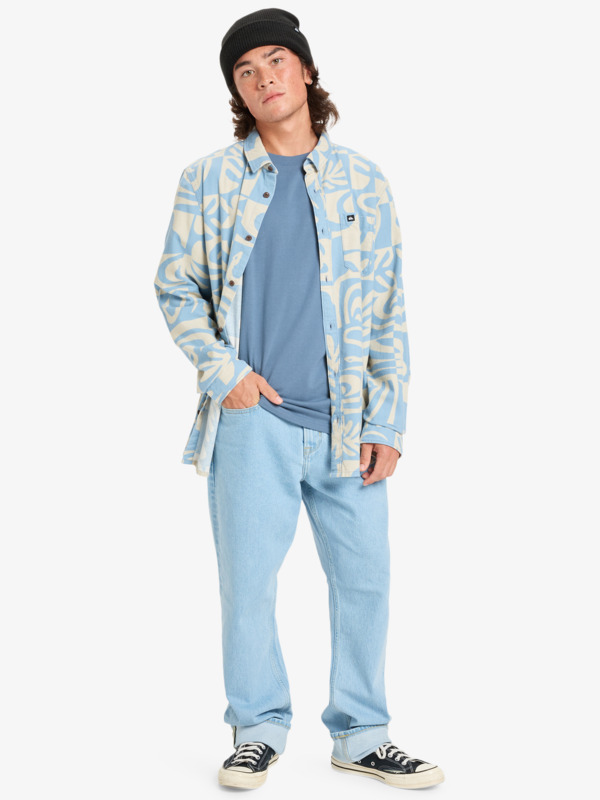 Motherfly Printed - Long Sleeve Shirt for Men  EQYWT04653