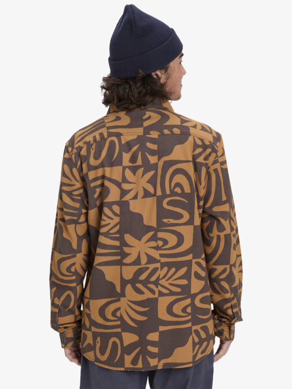Motherfly Printed - Long Sleeve Shirt for Men  EQYWT04653