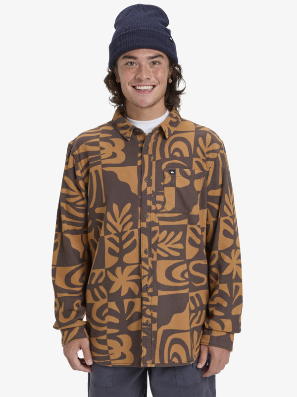 Motherfly Printed - Long Sleeve Shirt for Men  EQYWT04653