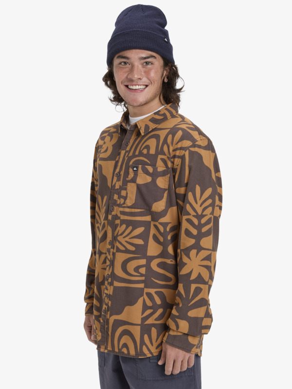 Motherfly Printed - Long Sleeve Shirt for Men  EQYWT04653