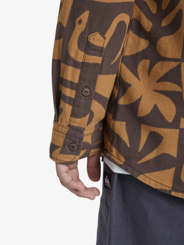 Motherfly Printed - Long Sleeve Shirt for Men  EQYWT04653