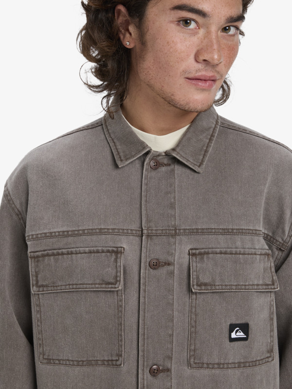 Mohab Washed Twill - Long Sleeve Shirt for Men  EQYWT04654