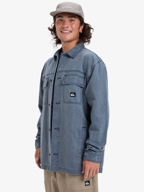 Mohab Washed Twill - Long Sleeve Shirt for Men  EQYWT04654