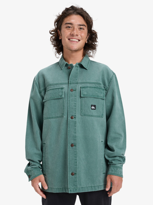Mohab Washed Twill - Long Sleeve Shirt for Men  EQYWT04654