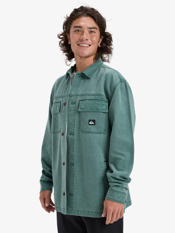 Mohab Washed Twill - Long Sleeve Shirt for Men  EQYWT04654