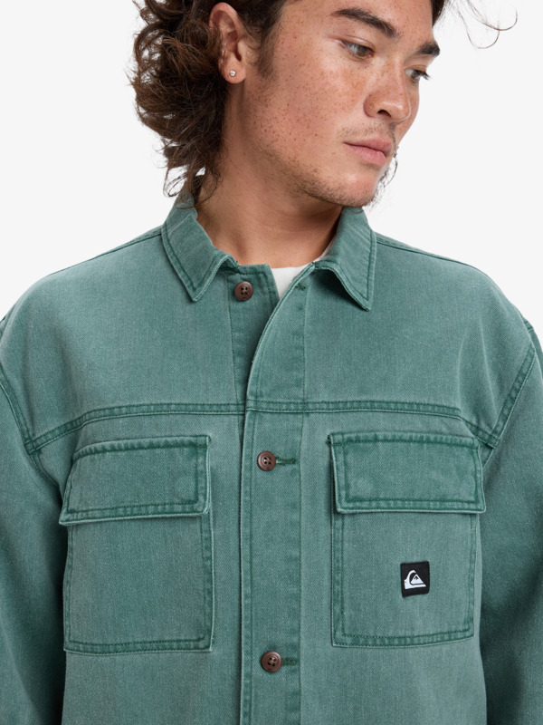 Mohab Washed Twill - Long Sleeve Shirt for Men  EQYWT04654
