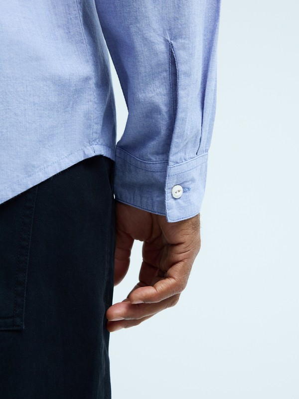 Diamond Chambray - Long Sleeve Shirt for Men  EQYWT04666