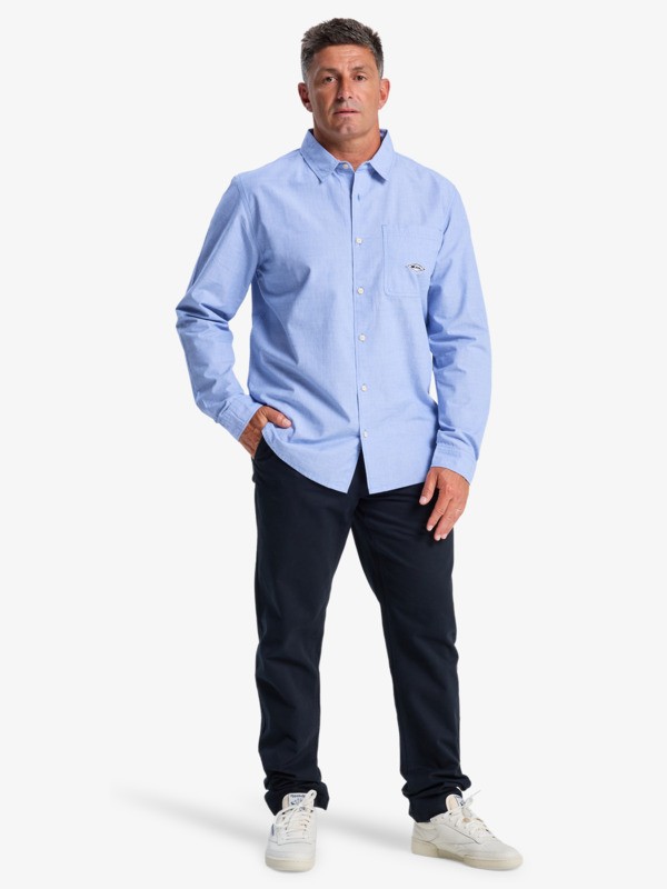 Diamond Chambray - Long Sleeve Shirt for Men  EQYWT04666