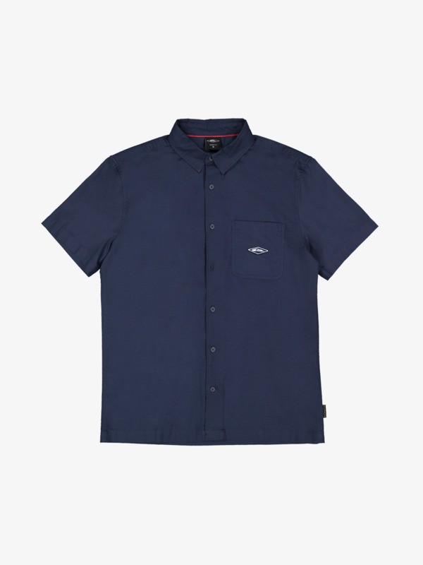 quiksilver, Diamond - Short Sleeve Shirt for Men, DARK NAVY (ktp0) Diamond - Short Sleeve Shirt for Men  EQYWT04667