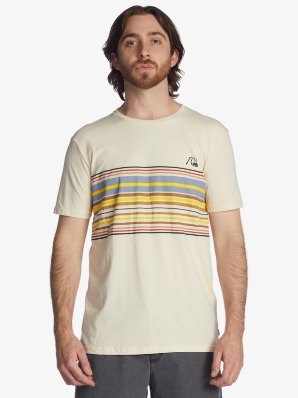 Rythmic Stripe - Short Sleeve T-Shirt for Men EQYZT06682