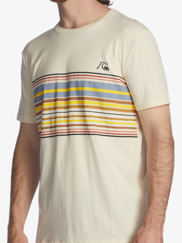 Rythmic Stripe - Short Sleeve T-Shirt for Men EQYZT06682