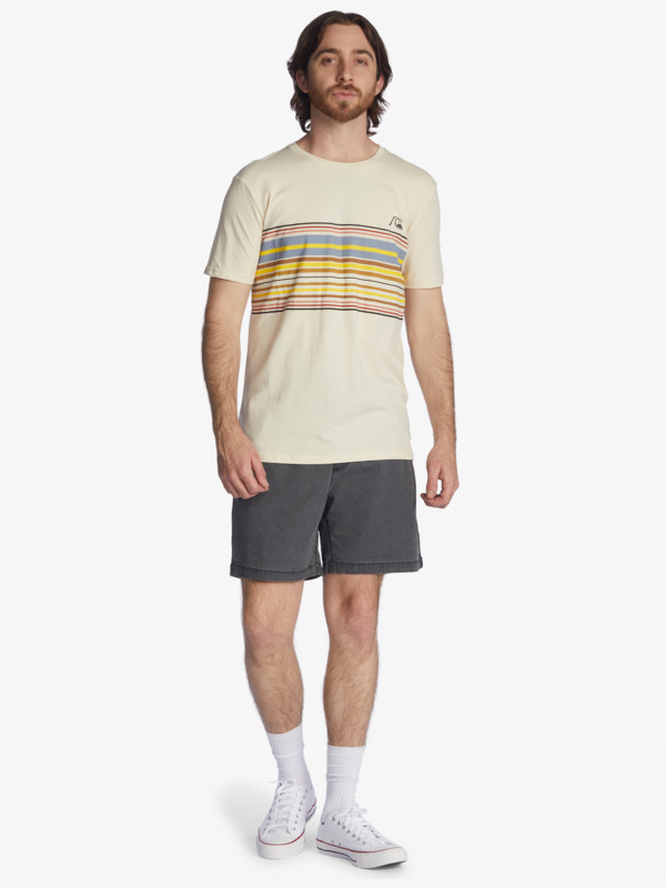 Rythmic Stripe - Short Sleeve T-Shirt for Men  EQYZT06682