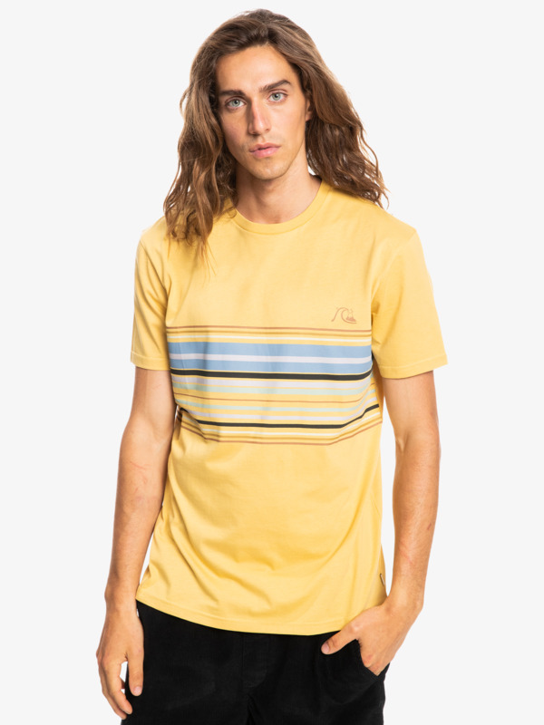 Rythmic Stripe - Short Sleeve T-Shirt for Men  EQYZT06682