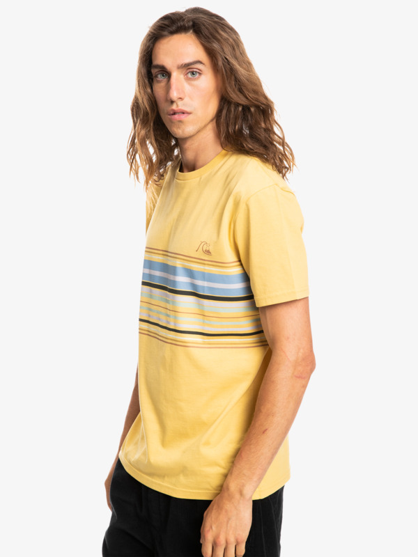 Rythmic Stripe - Short Sleeve T-Shirt for Men  EQYZT06682