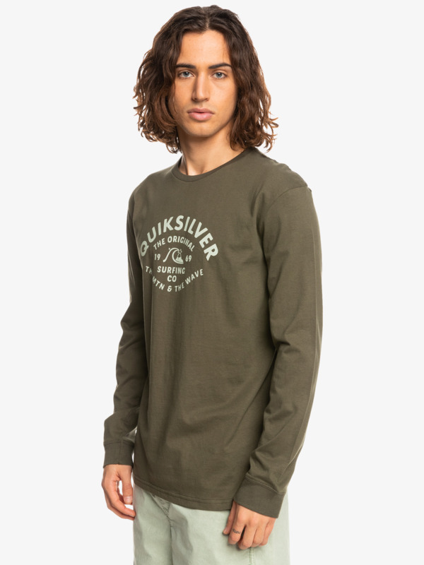 Script Talk - Long Sleeve T-Shirt for Men  EQYZT07055