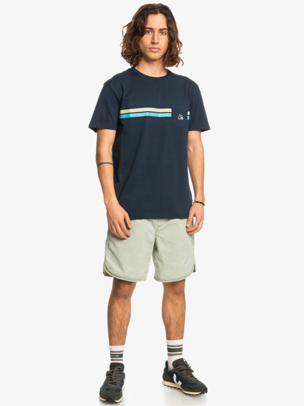 Striped Flow - Pocket T-Shirt for Men  EQYZT07060