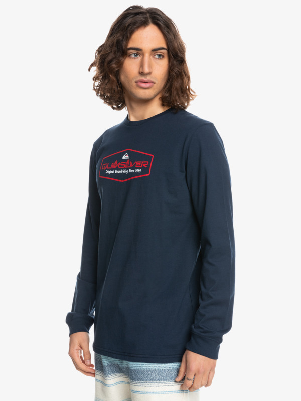 Omni Lockup - Long Sleeve T-Shirt for Men  EQYZT07098