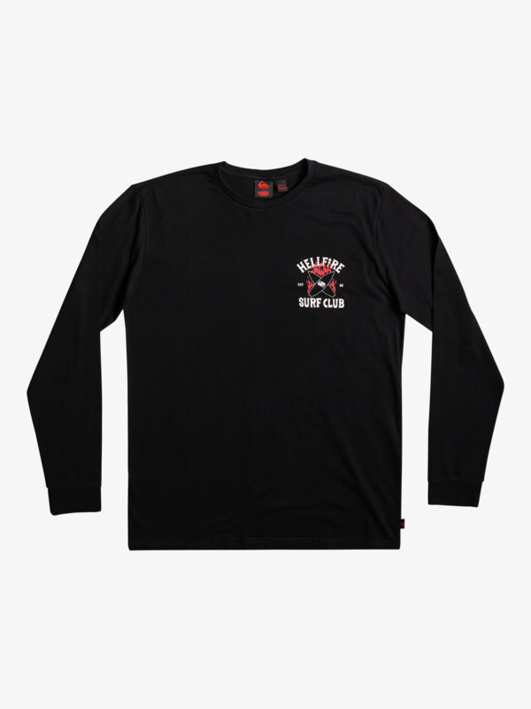 Quiksilver x Stranger Things Hell Fire Surf Club - Long Sleeve T-Shirt for Men  EQYZT07180
