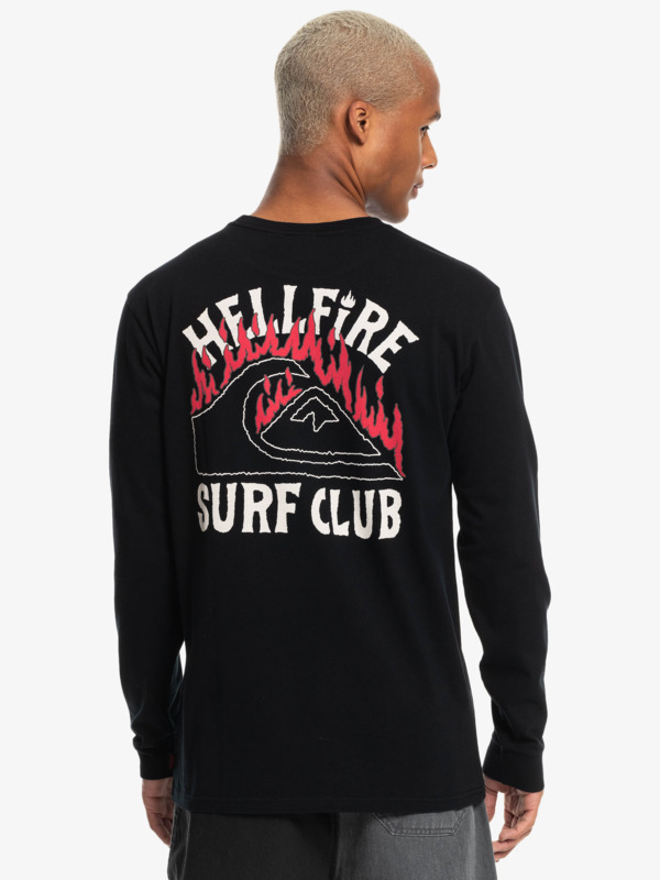 Quiksilver x Stranger Things Hell Fire Surf Club - Long Sleeve T-Shirt for Men  EQYZT07180