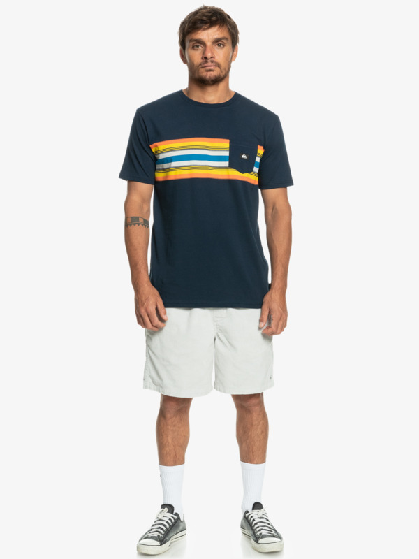 Surfadelica Stripe - Pocket T-Shirt for Men  EQYZT07245