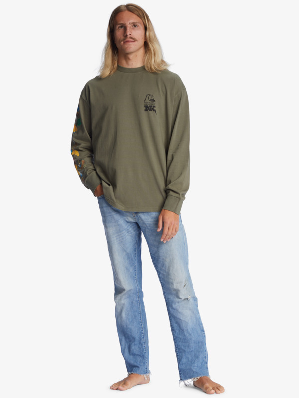 Natas Blank - Long Sleeve T-Shirt for Men  EQYZT07270