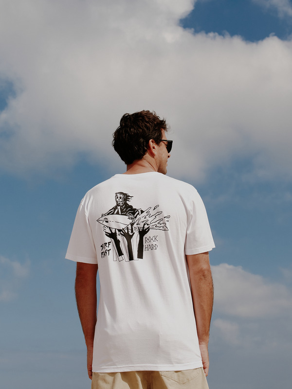 Organic QSF Skull - T-Shirt for Men EQYZT07928