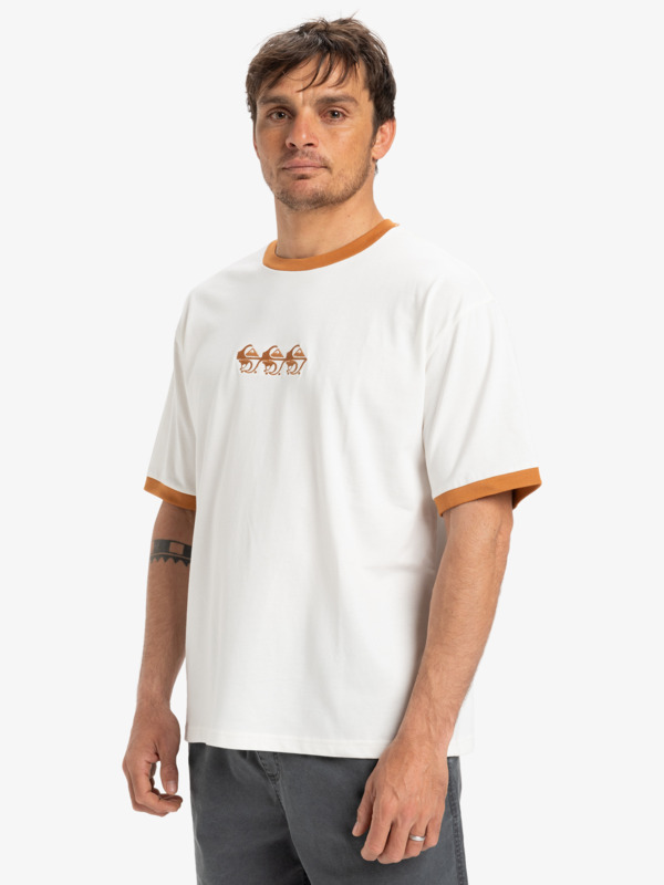 Ticket To The Beach Ringer - Short Sleeves T-Shirt for Men  EQYZT08019