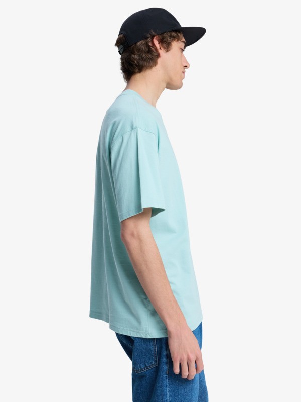 quiksilver, Salt Water Pocket - Short Sleeve T-Shirt for Men, BLUE HAZE (bga0) Salt Water Pocket - Short Sleeve T-Shirt for Men  EQYZT08205