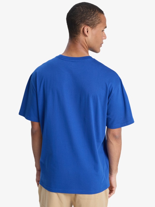 quiksilver, Dna Clicker - T-shirt de manga curta para homem, MONACO BLUE (byc0) Dna Clicker - Short Sleeve T-Shirt for Men  EQYZT08207