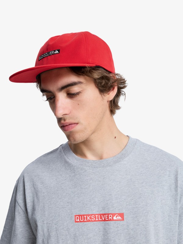 quiksilver, Dna Clicker - T-shirt de manga curta para homem, LIGHT GREY HEATHER (sjsh) Dna Clicker - Short Sleeve T-Shirt for Men  EQYZT08207